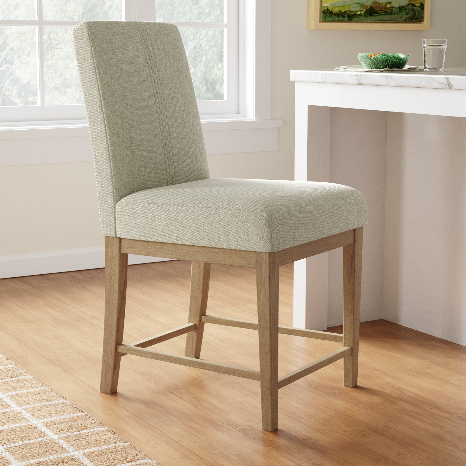 Laroche Upholstered Stool