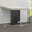 Auvent de patio en métal avec trous de drainage, auvent extérieur pour pergola, pour cour arrière, jardin-302486281