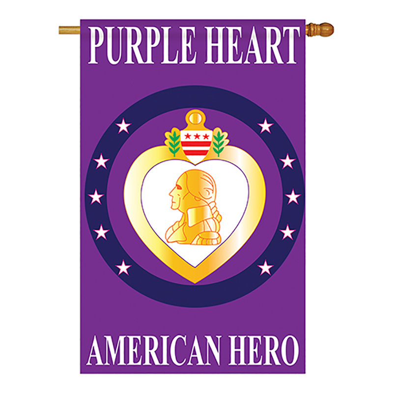 Double Sided 40'' H x 28'' W Polyester House Flag