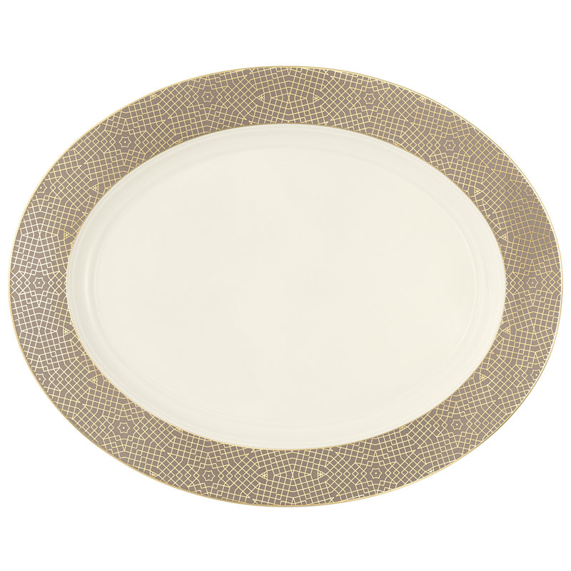 Saphir Mezquita Platter, 3.1cm H x 35.2cm W x 27.9cm D