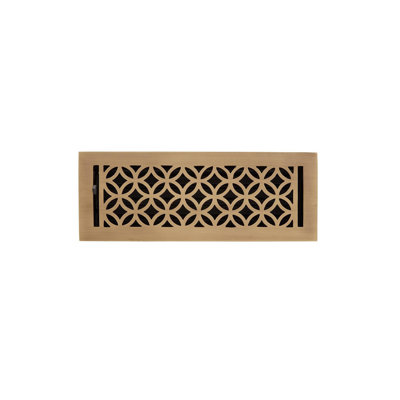 Pasteur Brass Floor Register
