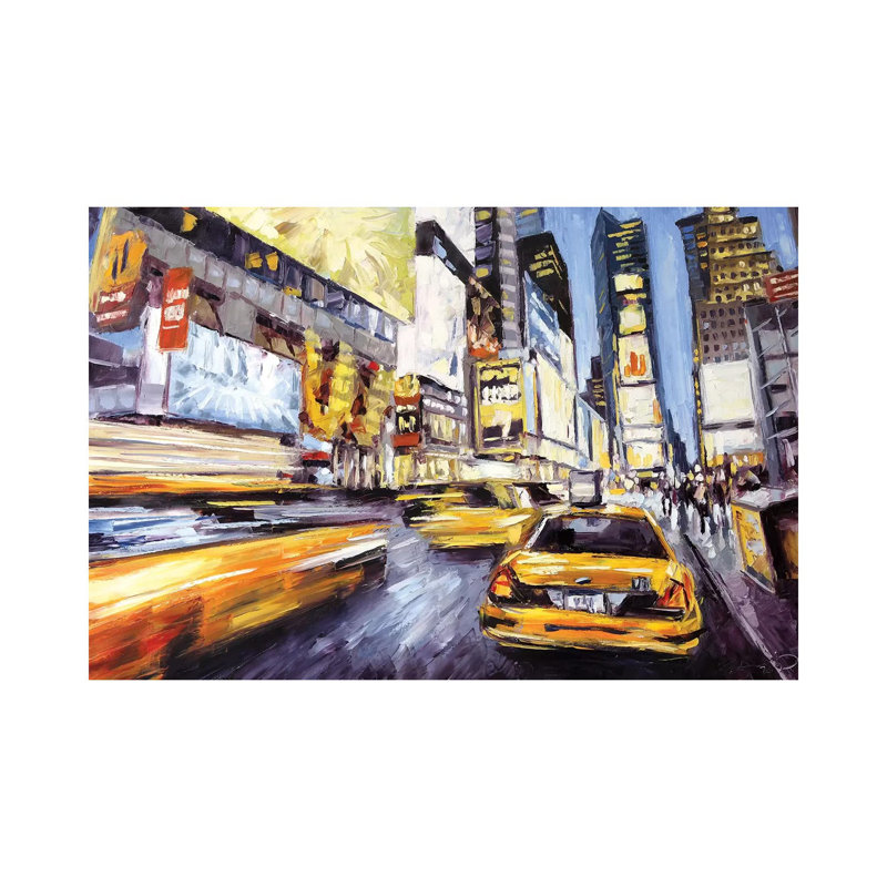 46th & 7th by Roger Disney - Wrapped Canvas Gallery-Wrapped Canvas Giclée, 20.32 cm H x 30.48 cm W