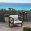 Chaise style Mid-Century, aspect bois, gris et eau blanche - Extensions style Mid-Century, bois, blouson aviateur