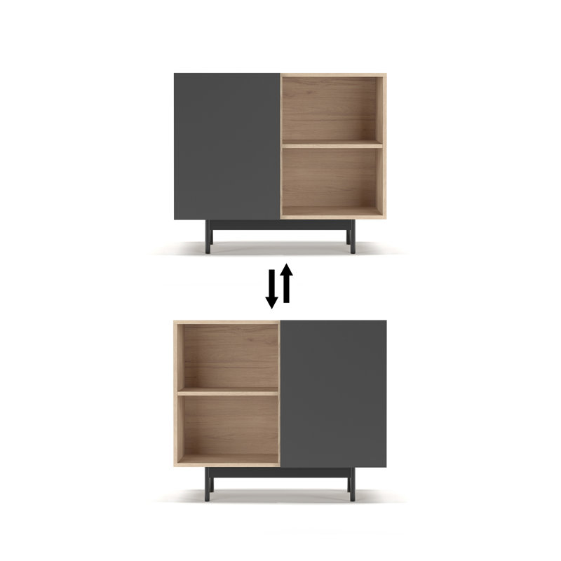 Jvonte Standard Accent Chest, Light Oak/Graphite