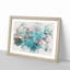 Birds Eye View Of Sydney Australia Watercolour - Single Picture Frame Print on MDF-56740452-56740453