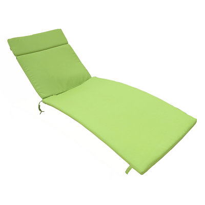 2Pcs Outdoor Chaise Lounge Cushion Set