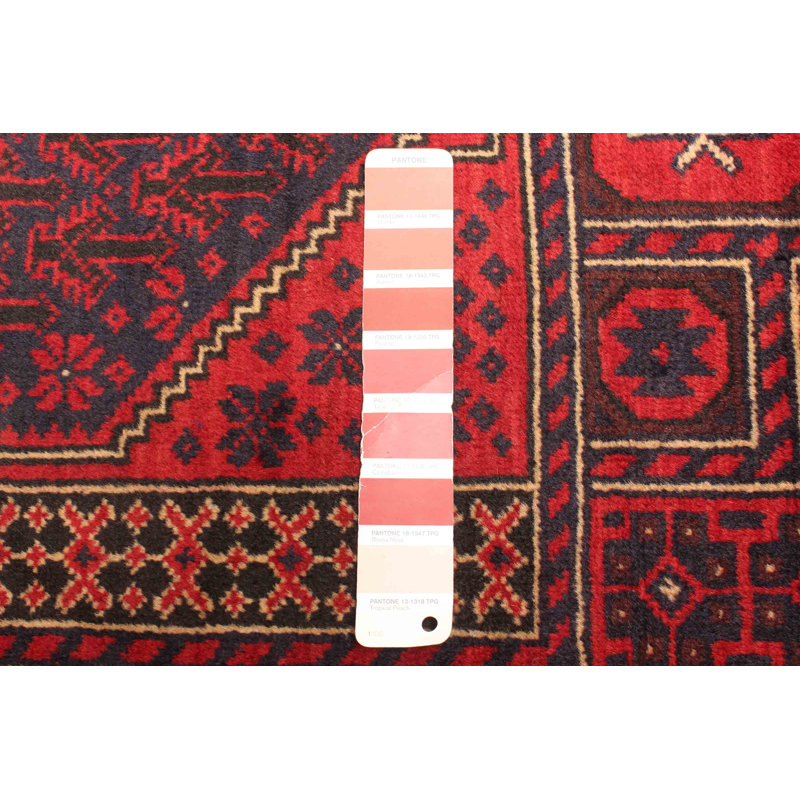 Tapis rouge Teimani 2 pi 10 po x 5 pi 0 po
