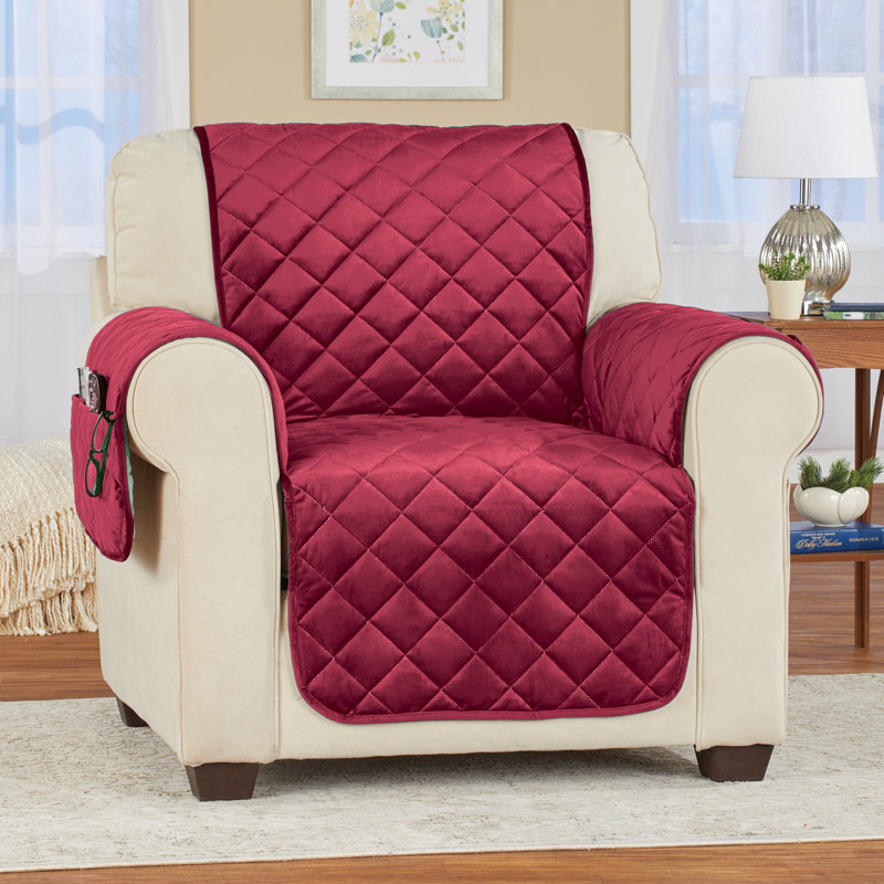Housse Novie, Rouge, H 0,6 po x l 75 po x P 65 po