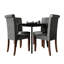 Chaise de salle à manger en bois avec table ronde L 42 po Colwell-825313206