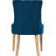 Chaise d'appoint rembourrée en coton clair Cueto