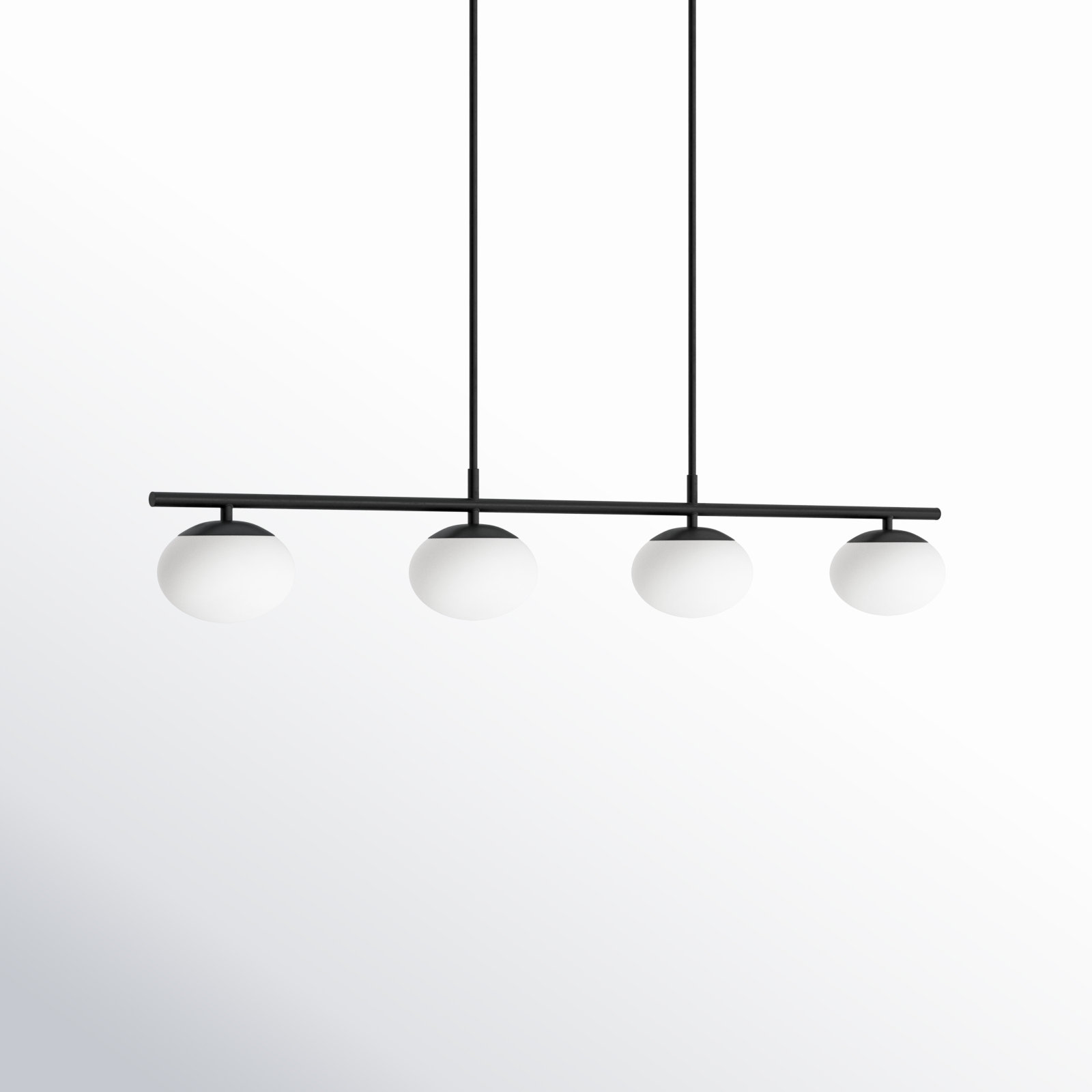 Vibi 4-Light Chandelier, Aged Iron