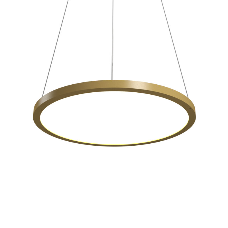 Naiá 1 - Light LED Chandelier, 0.98" H x 21.26" W x 21.26" D, Organic Gold
