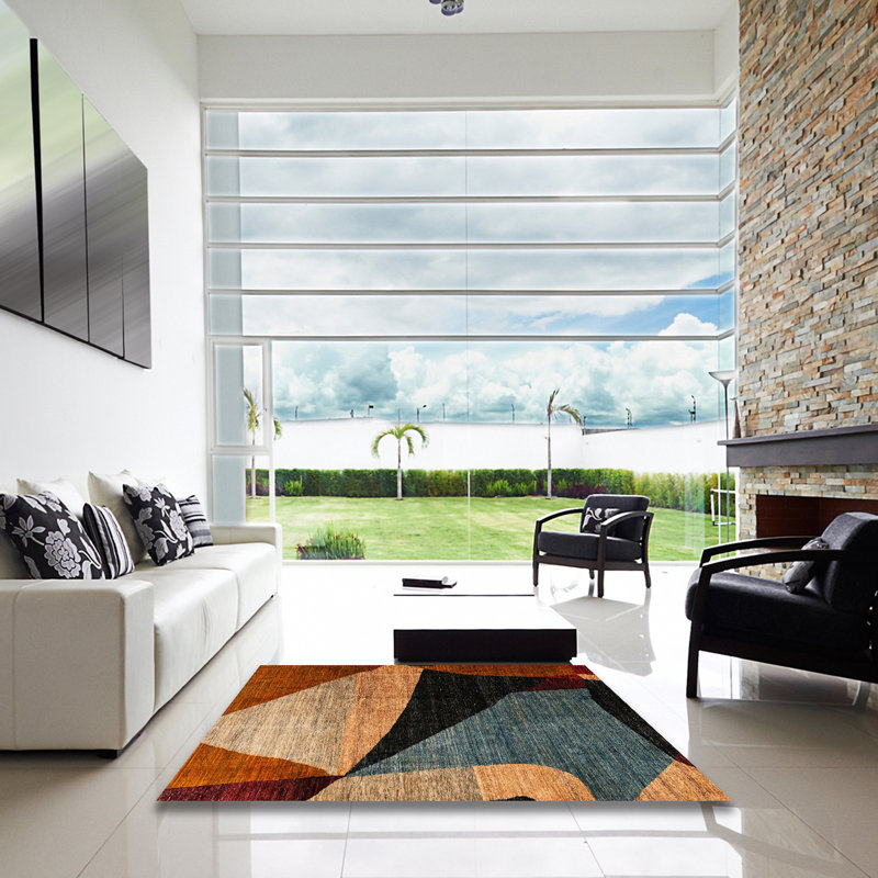 Alyric Abstract Indoor Rug, Square 6'