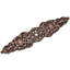 Juliane Grace elongated escutcheon with 18 Swarovski Clear Crystals in Satin-1541311620
