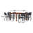 Anautica 8 - Person Patio Dining Set with Square Table