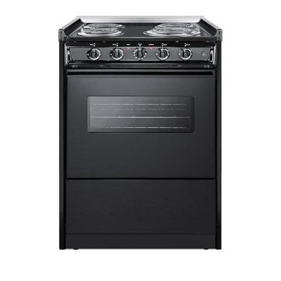Summit Appliance 24" 2.9 Cubic Feet Electric Free Standing Range