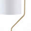 Lampe sur pied angulaire en métal
