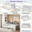 Multifunctional Wooden Daybed With Storage Shelves, Study Desk And 2 Drawers
