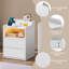 40cm W Manufactured Wood Bedside Table-1266382292