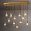 Lustre en cristal avec longueur réglable-1247229580