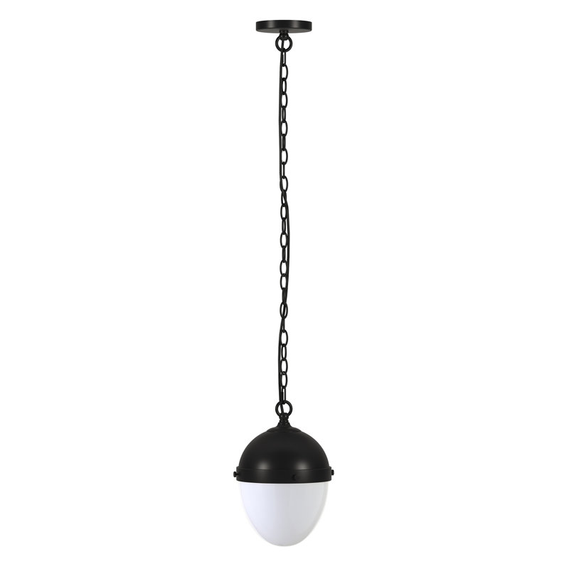 Luminaire suspendu 1 lumière Kulsrud Ellioth, Bronze noirci