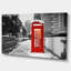« red london telephone stand cityscape », reproduction de photo sur toile tendue-38426275-44505348