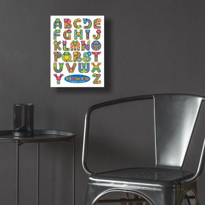Li'l Monsters of Alphabet Universe' by Ron Magnes, Acrylic Glass Wall Art