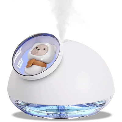 c&g home Portable Cool Mist Humidifier, 250Ml USB Mini Air Humidifier With 7 Color