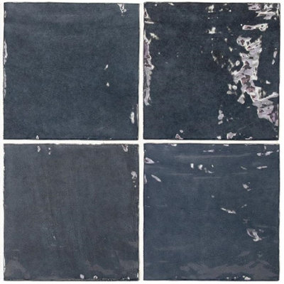 5.2" x 5.2" Straight Edge Ceramic Brick Look Tile