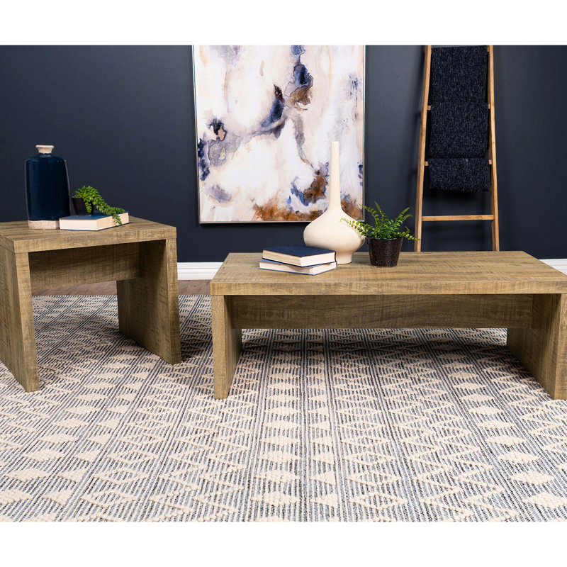 Table d'appoint carrée avec finition mangue, bois d'ingénierie, support stable, meuble d'appoint idéal pour le salon.