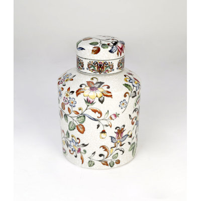Grovetown 8.5'' Porcelain Ginger Jar