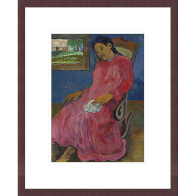 FaATHUMA (Mélancolique) par Paul Gauguin - Estampe numérique encadrée