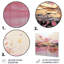 Or et rose, formes liquides modernes II - décoration murale abstraite en métal-1603580760