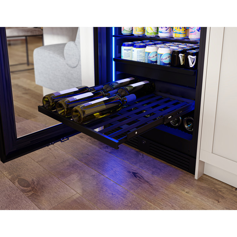 Zephyr Presrv 24 in. 14-Bottle and 266-Can Single Zone Full Size Panel Ready Beverage Cooler