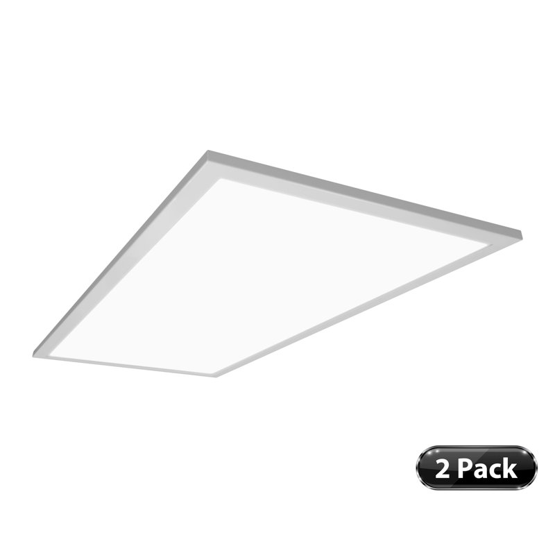 TGL Dimmable Rectangle Troffer Ceiling Light, 4000K