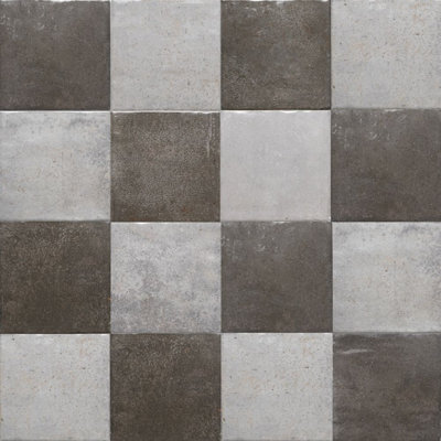 Carreau de porcelaine brillant 4 "x 4" Vela