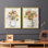 «Autumn Bouquet I», reproduction encadrée de qualité supérieure - prête à être accrochée - aucun clou requis - aucun clou requis