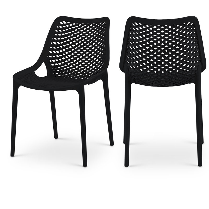 Chaise d'appoint Mykonos, Noir