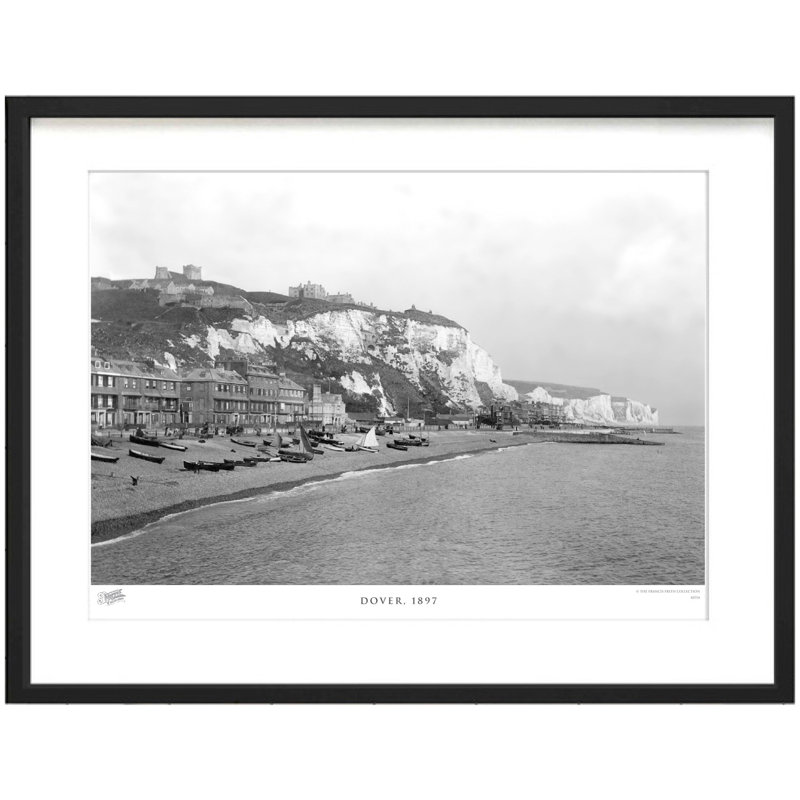 Dover, 1897 - Single Picture Frame Print, 40cm H x 50cm W x 2.3cm D