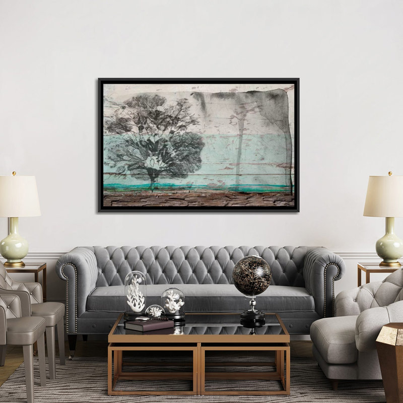 «A Clear Transfert», impression sur toile, H 40 po x l 60 po x P 1,5 po, Toile avec cadre noir, Pas de tapis