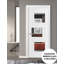 Dalle de porte standard en bois massif Quadro Sete