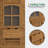 Outdoor Storage Shed with Door and Window, Outside Wooden Tool Shed with Waterproof Asphalt Roof