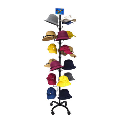 Porte-chapeaux en métal à 6 niveaux