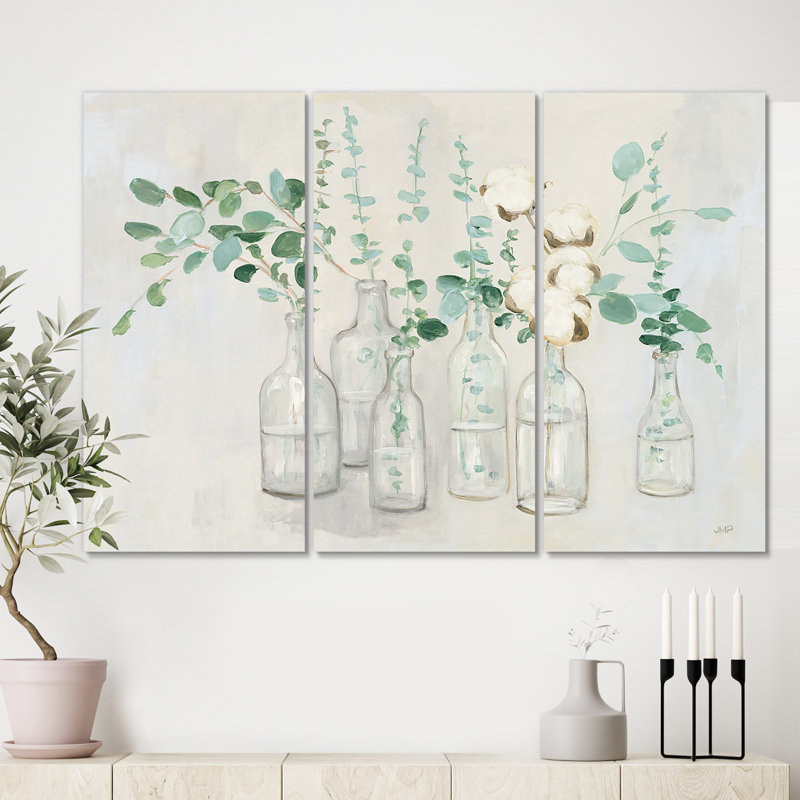 «Beautiful Flower Composition», peinture à multiples images sur toile, H 28 po x l 36 po x P 1 po