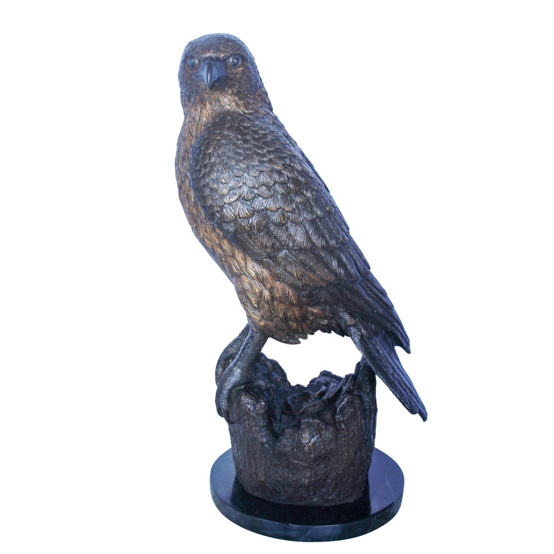 Statue de jardin en bronze oiseaux de la collection Nifao