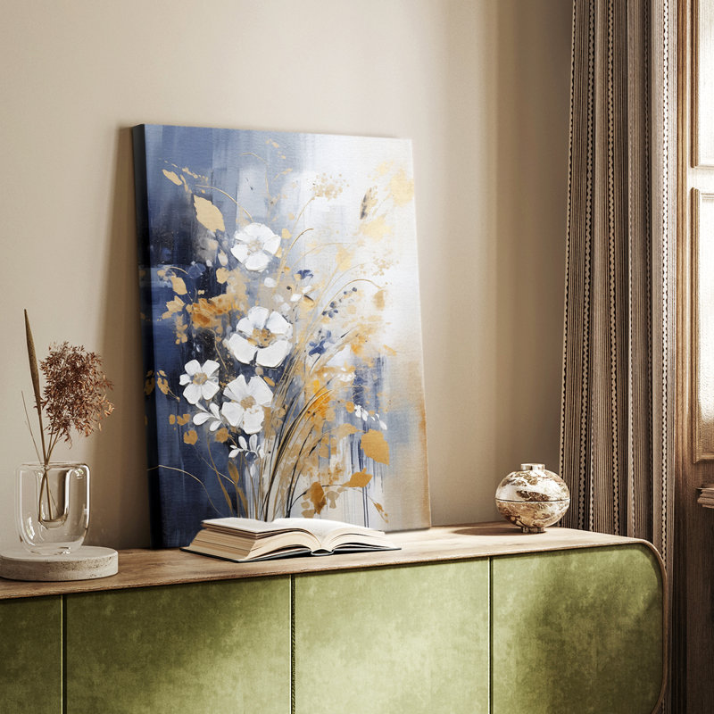 FLORAL Series CECLXIV - Gallery Cavas, H 27 po x l 18 po