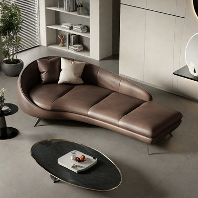 Chaise longue d'intérieur moderne et minimaliste