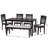 6 - Person Four Leg Dining Set-699082420-699082422