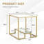 Mittal Frame Coffee Table with Storage