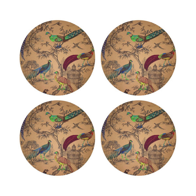 Sauvage 16'' Vinyl Placemat, Mustard